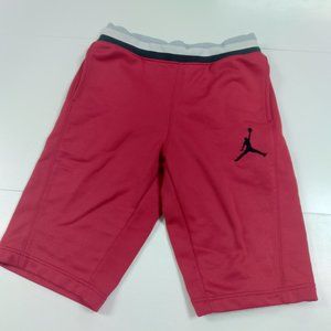 Boys Air Jordan Nike Red Sweatshorts